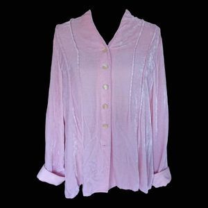 Pink Velour / Velvet Top